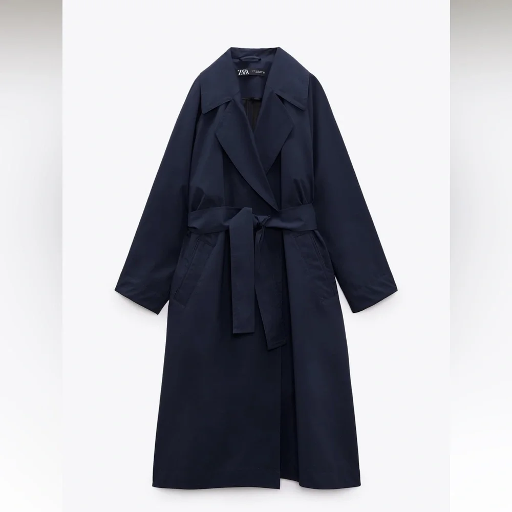 ZARA Belted TRENCH coat - Picture 3 of 6